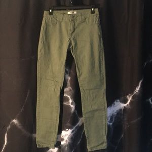 Olive Green Skinny Pants
